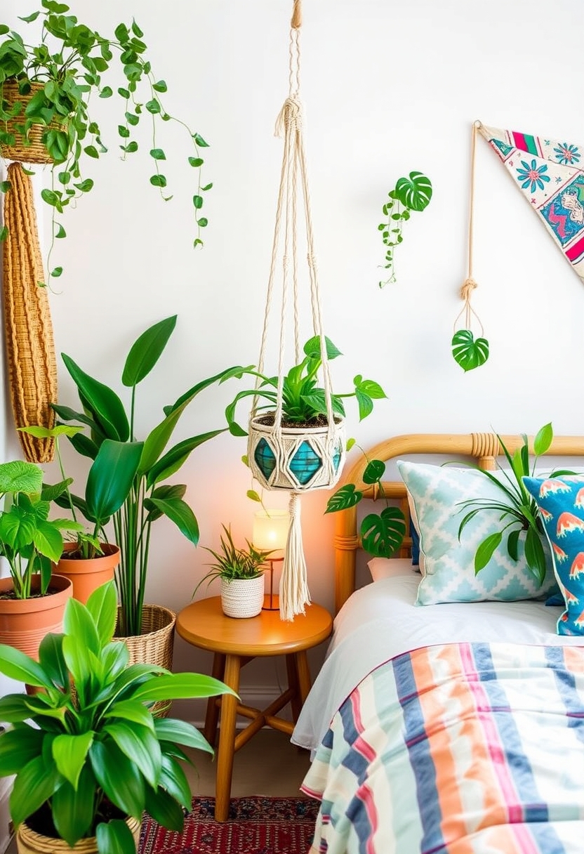 Let your creativity flourish as you explore 15+ inspiring ideas to create a harmonious blend of bohemian elegance and lush indoor plant life
