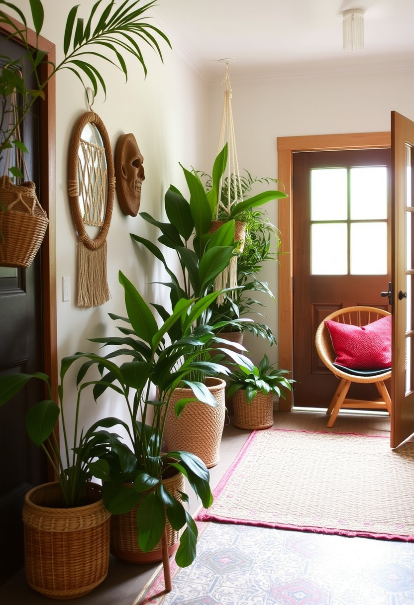 Unleash your creativity as you discover 15+ captivating room concepts that merge stylish boho chic decor with vibrant indoor plant life